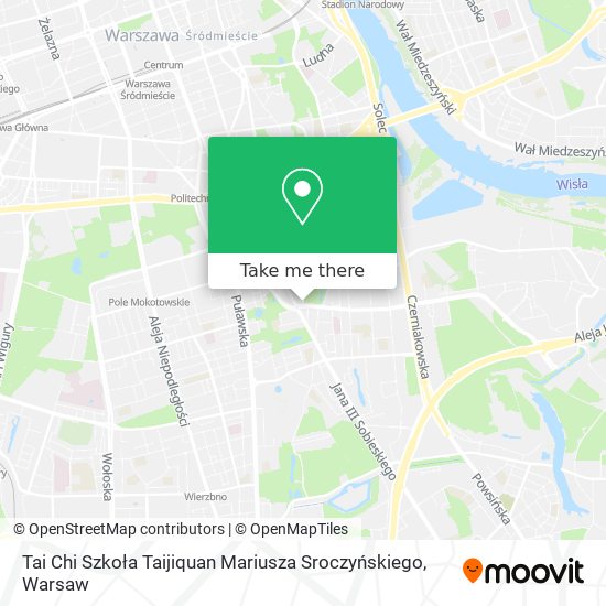 Tai Chi Szkoła Taijiquan Mariusza Sroczyńskiego map