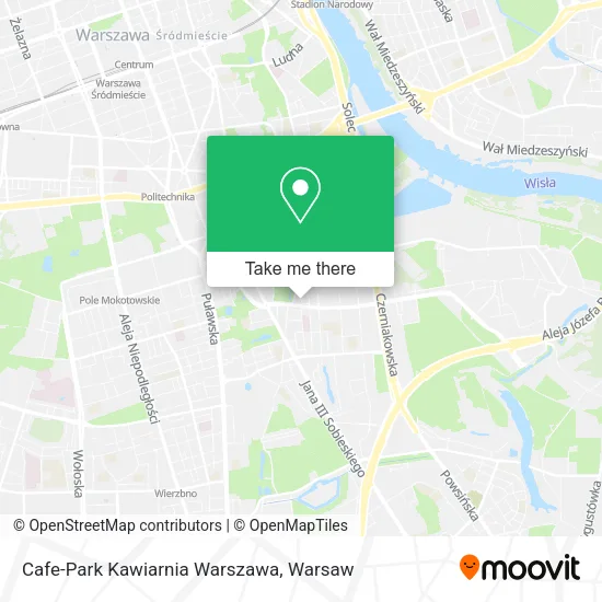 Cafe-Park Kawiarnia Warszawa map