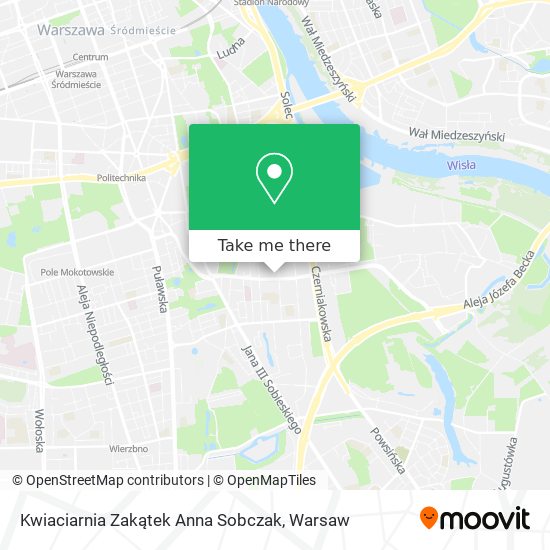 Kwiaciarnia Zakątek Anna Sobczak map