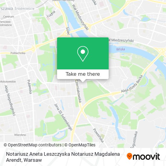 Notariusz Aneta Leszczyska Notariusz Magdalena Arendt map