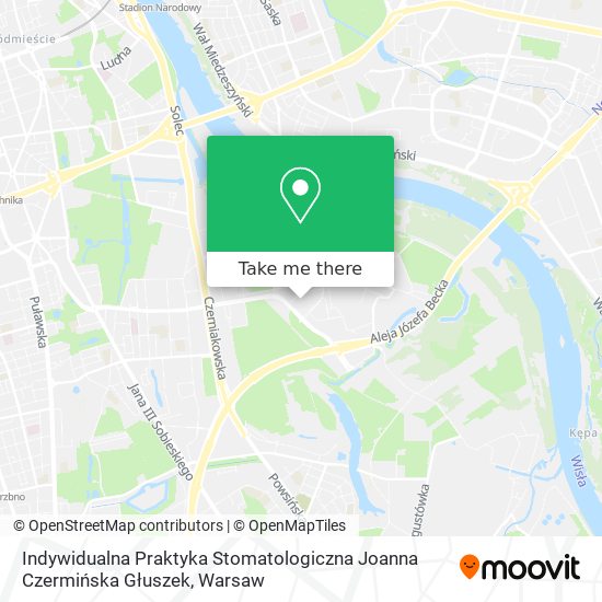 Indywidualna Praktyka Stomatologiczna Joanna Czermińska Głuszek map