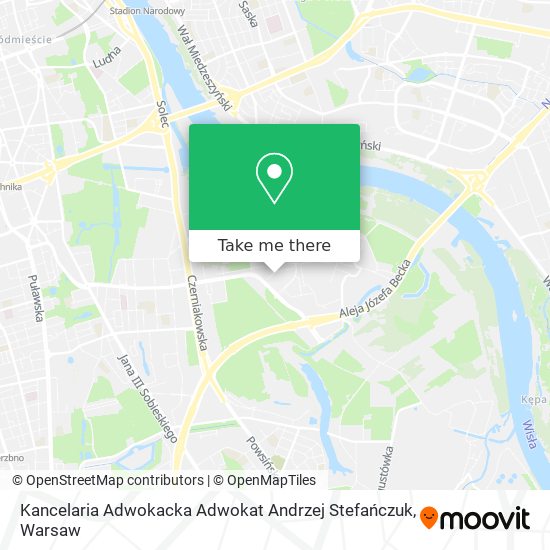 Kancelaria Adwokacka Adwokat Andrzej Stefańczuk map