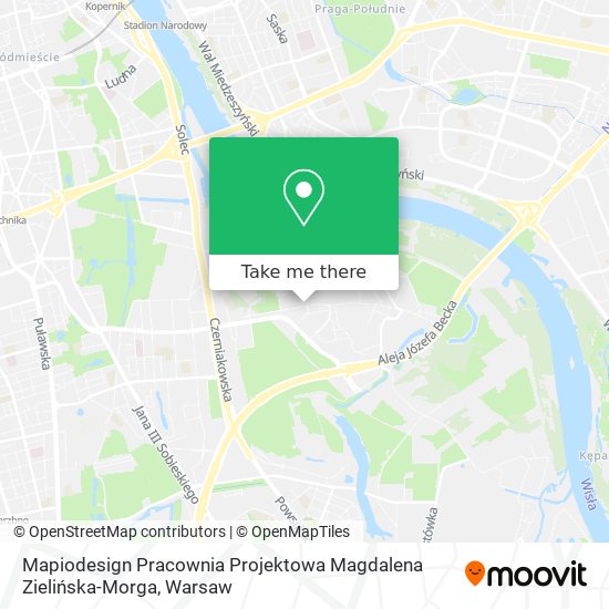 Mapiodesign Pracownia Projektowa Magdalena Zielińska-Morga map