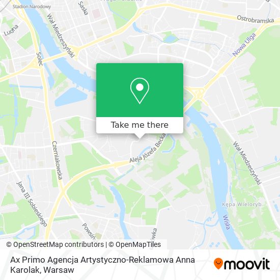 Ax Primo Agencja Artystyczno-Reklamowa Anna Karolak map