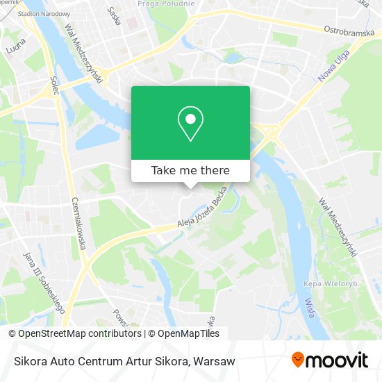 Sikora Auto Centrum Artur Sikora map