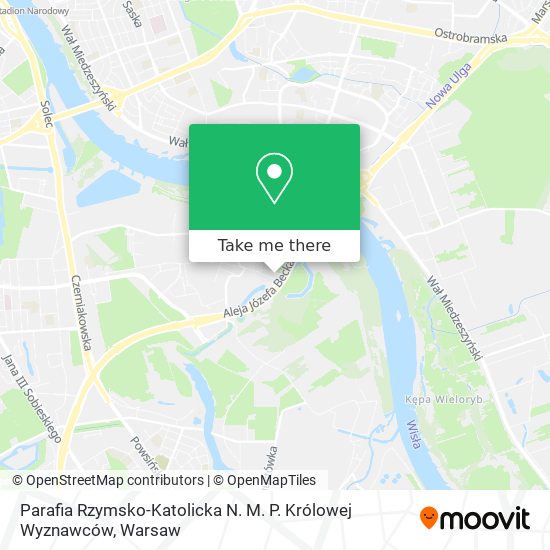 Карта Parafia Rzymsko-Katolicka N. M. P. Królowej Wyznawców