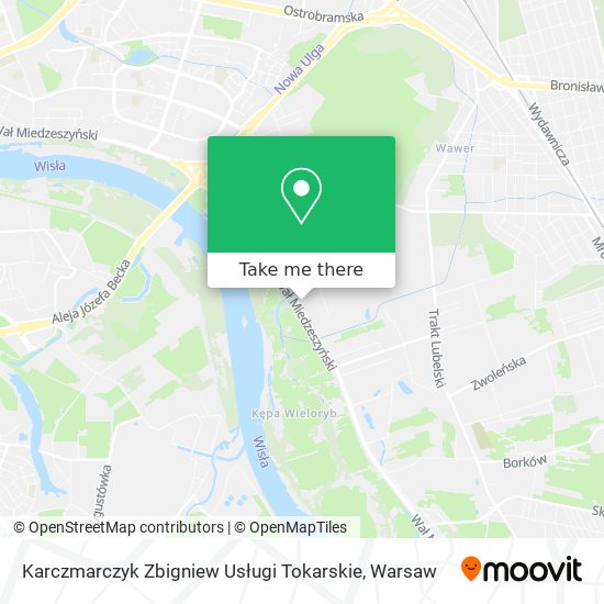 Karczmarczyk Zbigniew Usługi Tokarskie map