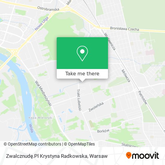 Zwalcznudę.Pl Krystyna Radkowska map