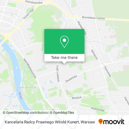 Kancelaria Radcy Prawnego Witold Kunert map