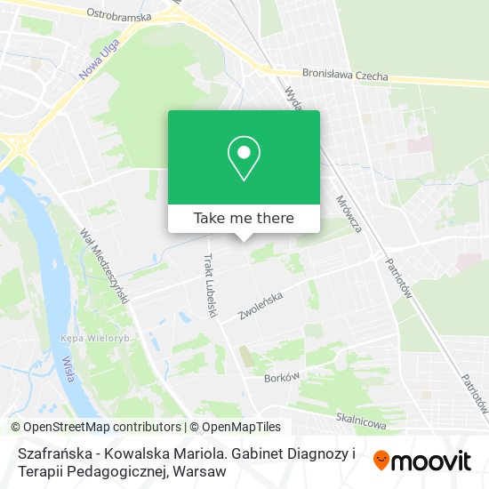 Szafrańska - Kowalska Mariola. Gabinet Diagnozy i Terapii Pedagogicznej map