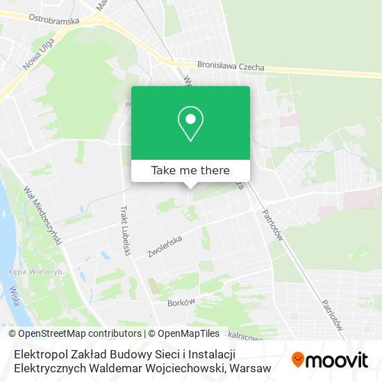 Elektropol Zakład Budowy Sieci i Instalacji Elektrycznych Waldemar Wojciechowski map