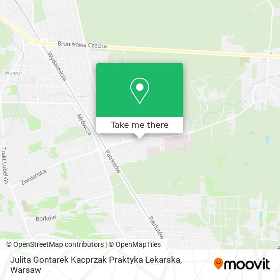 Julita Gontarek Kacprzak Praktyka Lekarska map