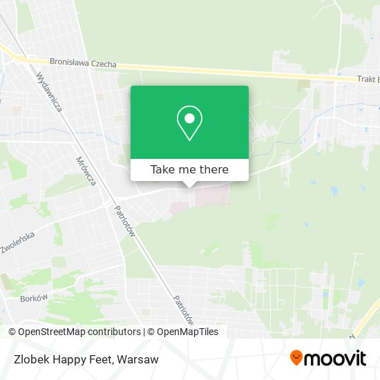 Zlobek Happy Feet map