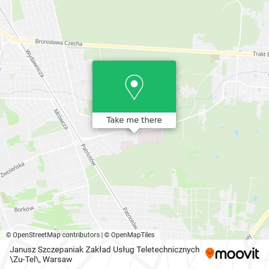 Janusz Szczepaniak Zakład Usług Teletechnicznych \Zu-Tel\ map