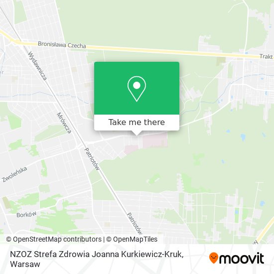 NZOZ Strefa Zdrowia Joanna Kurkiewicz-Kruk map