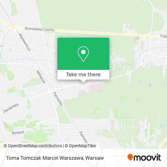 Toma Tomczak Marcin Warszawa map