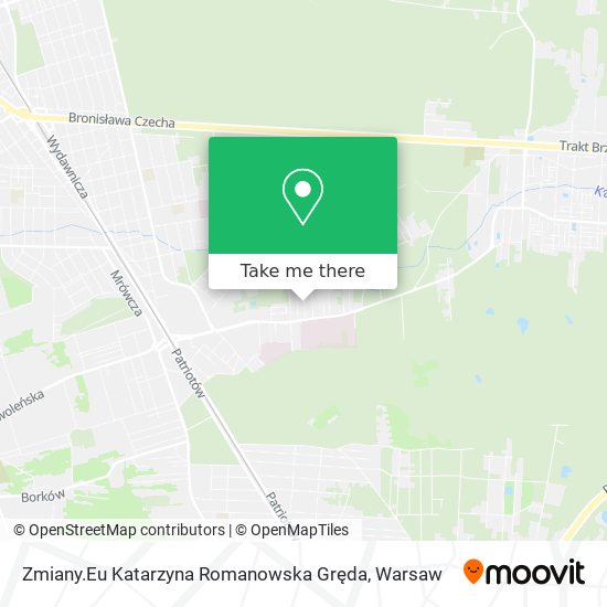 Zmiany.Eu Katarzyna Romanowska Gręda map