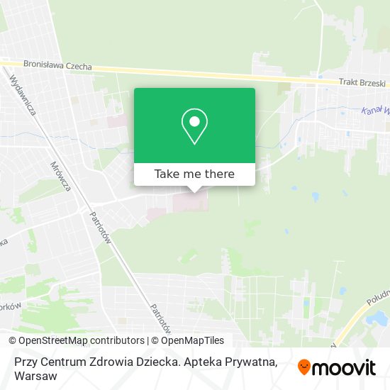 Przy Centrum Zdrowia Dziecka. Apteka Prywatna map