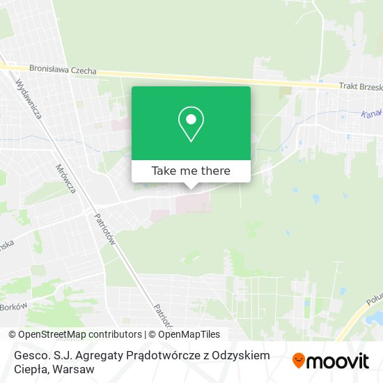 Gesco. S.J. Agregaty Prądotwórcze z Odzyskiem Ciepła map