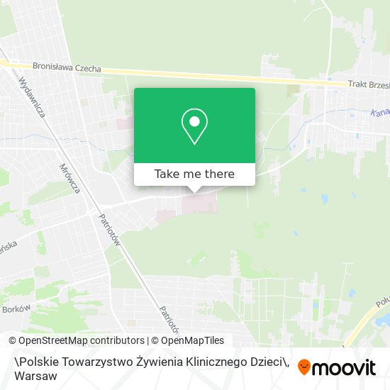 \Polskie Towarzystwo Żywienia Klinicznego Dzieci\ map