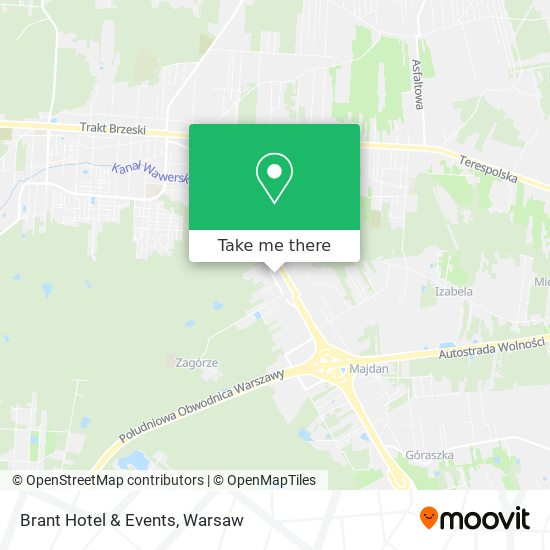 Brant Hotel & Events map