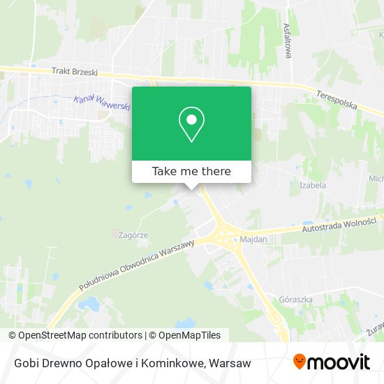 Gobi Drewno Opałowe i Kominkowe map