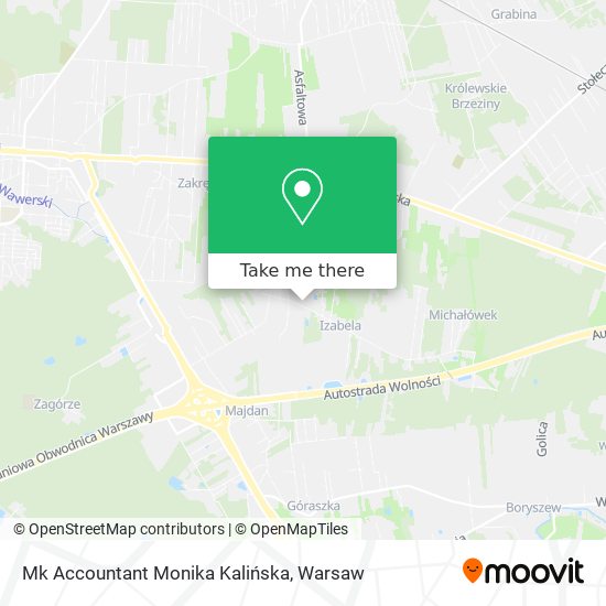 Mk Accountant Monika Kalińska map