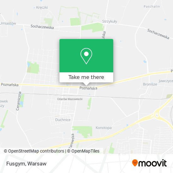 Fusgym map