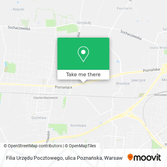 Filia Urzędu Pocztowego, ulica Poznańska map