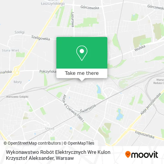 Wykonawstwo Robót Elektrycznych Wre Kulon Krzysztof Aleksander map