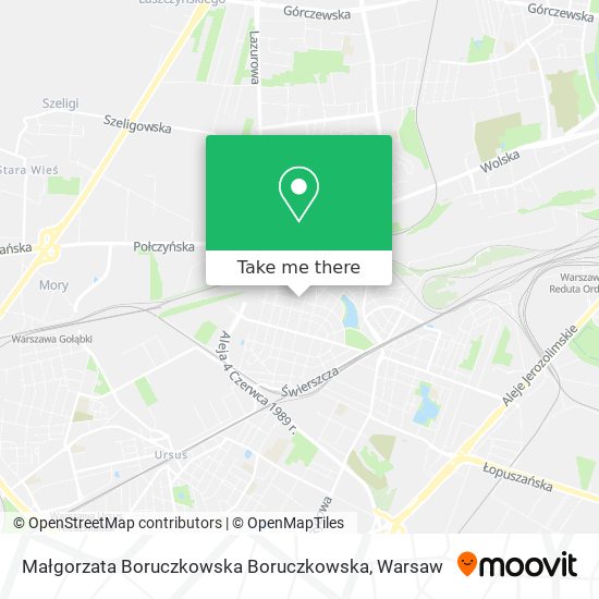 Małgorzata Boruczkowska Boruczkowska map