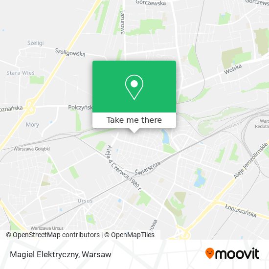 Magiel Elektryczny map