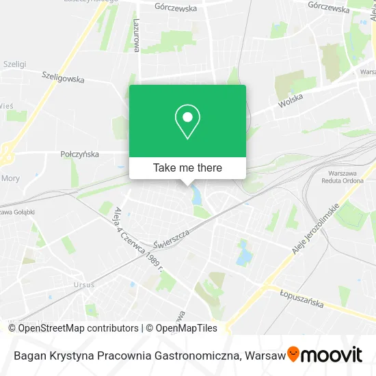 Карта Bagan Krystyna Pracownia Gastronomiczna