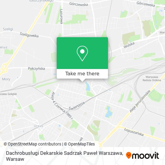 Dachrobusługi Dekarskie Sadrzak Paweł Warszawa map