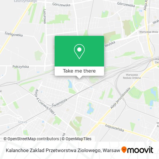 Kalanchoe Zaklad Przetworstwa Ziolowego map