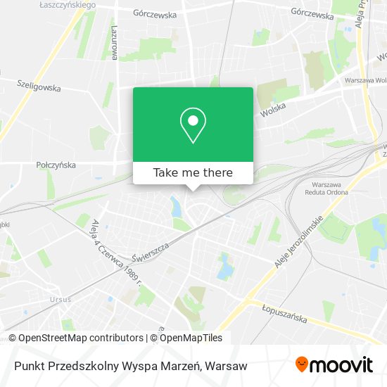 Punkt Przedszkolny Wyspa Marzeń map