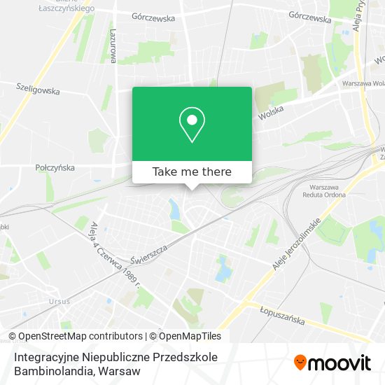 Integracyjne Niepubliczne Przedszkole Bambinolandia map