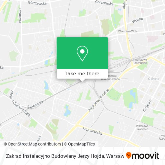 Zakład Instalacyjno Budowlany Jerzy Hojda map