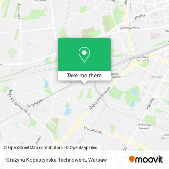 Grażyna Kopestyńska Technowent map