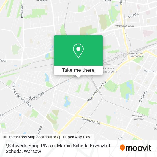Карта \Schweda Shop.Pl\ s.c. Marcin Scheda Krzysztof Scheda