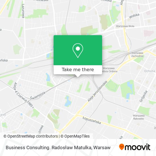 Business Consulting. Radosław Matulka map