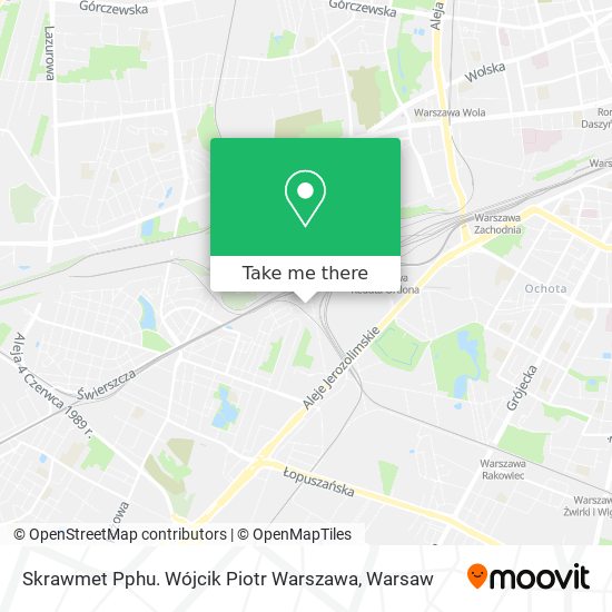 Skrawmet Pphu. Wójcik Piotr Warszawa map