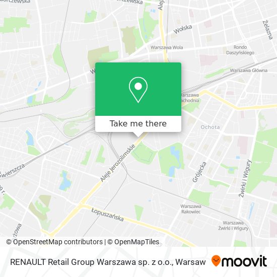 RENAULT Retail Group Warszawa sp. z o.o. map