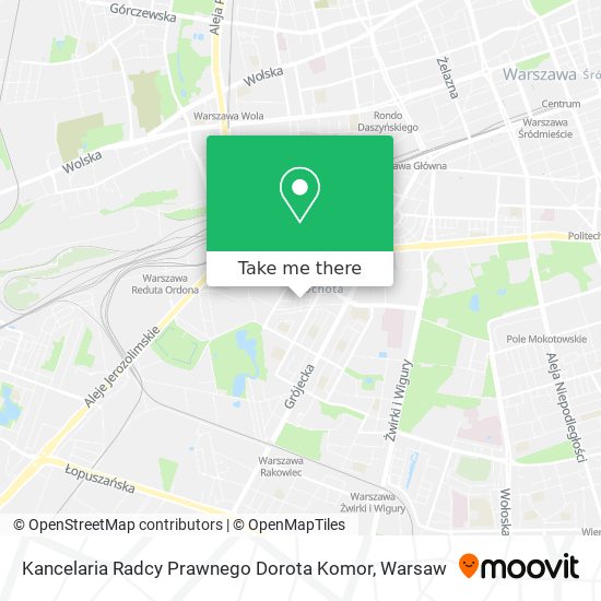 Kancelaria Radcy Prawnego Dorota Komor map