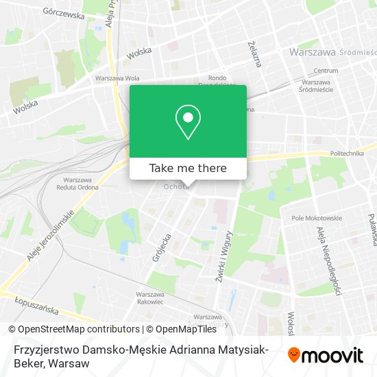 Frzyzjerstwo Damsko-Męskie Adrianna Matysiak-Beker map