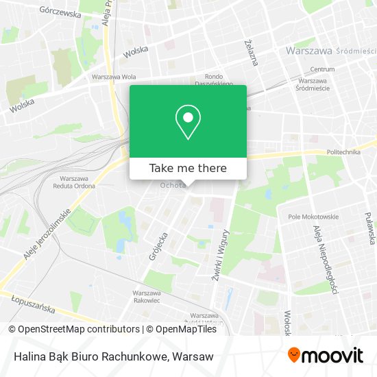 Halina Bąk Biuro Rachunkowe map