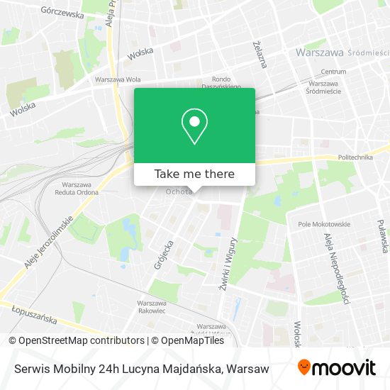 Карта Serwis Mobilny 24h Lucyna Majdańska