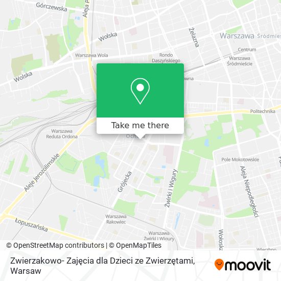 Zwierzakowo- Zajęcia dla Dzieci ze Zwierzętami map