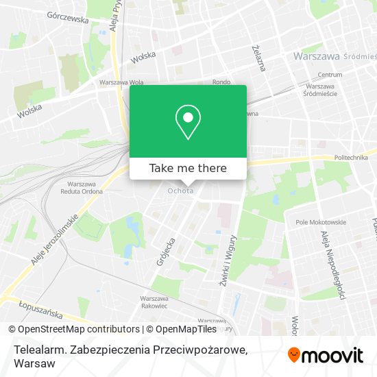 Telealarm. Zabezpieczenia Przeciwpożarowe map