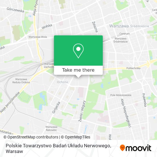 Polskie Towarzystwo Badań Układu Nerwowego map